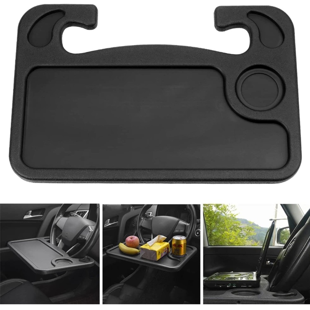 GABBA GOODS | Steering Wheel Car Tray (Black)